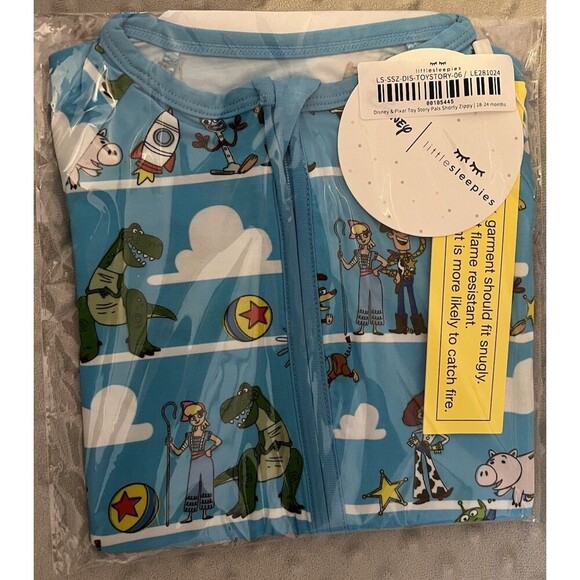 NIB Little Sleepies Disney Toy Story Adventures Zippy Shorty Size 18-24 month - Picture 2 of 3